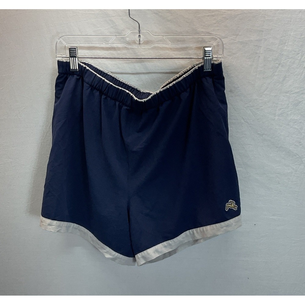 Tracksmith Navy blue White Cortlandt Grand Athletic Shorts Men's Size LG pull on
